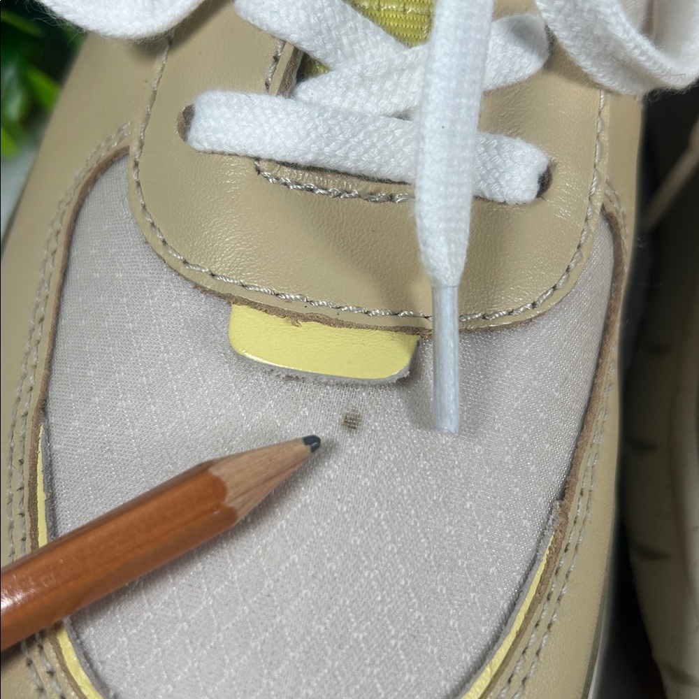 Madewell NWOT Kickoff Trainer Sneaker Yellow Tan Athletic Madewell Shoe Size 7 - Picture 13 of 14